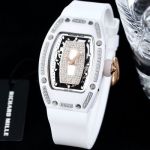 RICHARD MILLE Factory RM07-01 White ceramic case with diamond watch